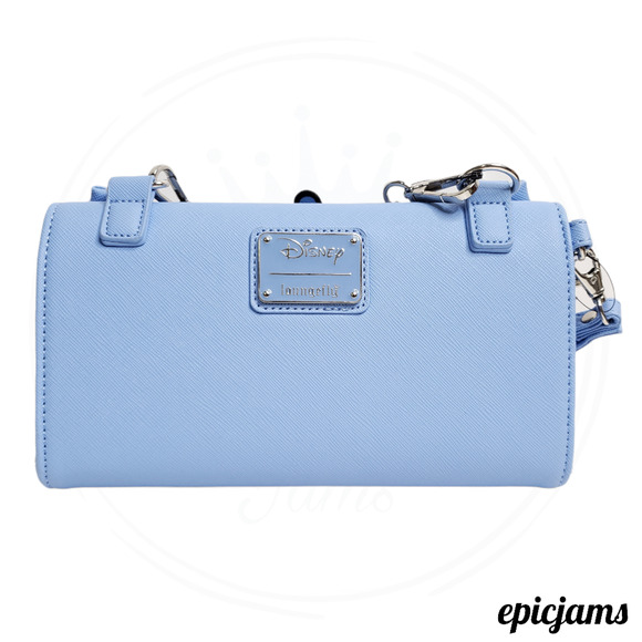 Loungefly Disney Minnie Mouse Daisy Polka Dot Crossbody Wristlet Bag New - Picture 7 of 7